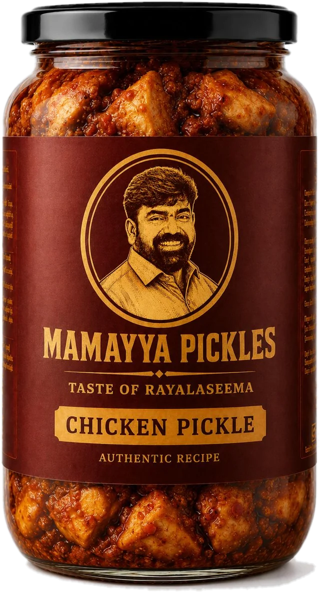 Chicken Pickle jar
